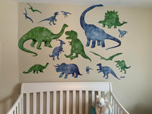 Load image into Gallery viewer, istickup™ Dinosaurs Removable Fabric Wall Stickers