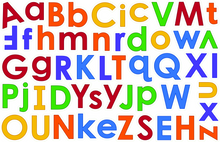 Load image into Gallery viewer, istickup™ Alphabet Removable Fabric Wall Stickers