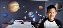 Load image into Gallery viewer, outer space wall decals theme room