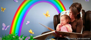 over the rainbow wall decals theme room