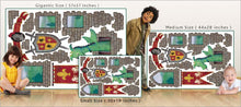 Load image into Gallery viewer, dragon castle wall decals size comparison