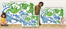 Load image into Gallery viewer, dinosaur silhouette wall decals size comparison