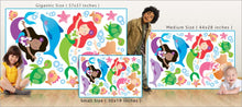 Load image into Gallery viewer, istickup™ Mermaid Removable Fabric Wall Sticker Set