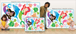 istickup™ Mermaid Removable Fabric Wall Sticker Set