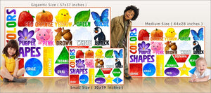 istickup™ Shapes & Colors Removable Fabric Wall Stickers