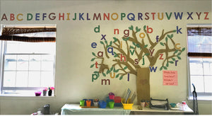 iStickUp Alphabet Removable Fabric Wall Stickers
