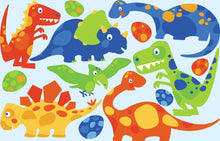 Load image into Gallery viewer, iStickUp Dino Friends Removable Fabric Wall Stickers
