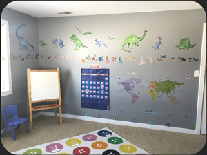 istickup™ Dinosaurs Removable Fabric Wall Stickers