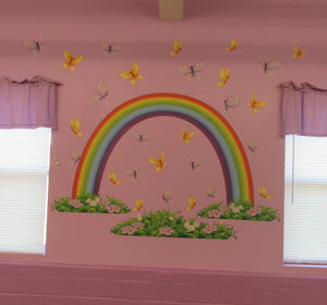 iStickUp Over the Rainbow Removable Fabric Wall Stickers