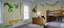 Load image into Gallery viewer, jungle exploration wall decals/stickers theme room

