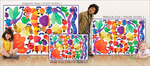 cute bug wall decals size comparison