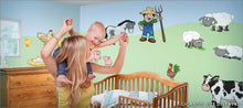 Load image into Gallery viewer, on the farm wall decals theme room - Turn your room into a happy farm!
