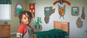 dragon castle wall decals theme room