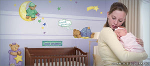 sleepy bears wall decals theme room