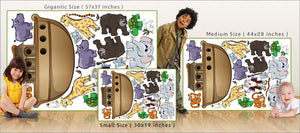 noahs ark wall decals size comparison